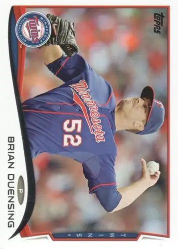 Original gloss baseball card of Brian Duensing NM-MT from 2014 Topps #488