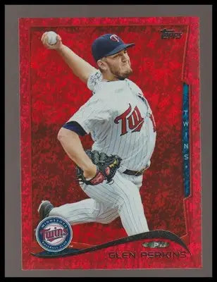 2014 Topps #492 Glen Perkins Red Foil