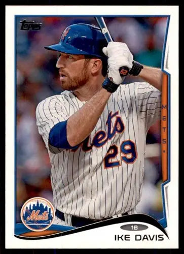Original gloss Ike Davis baseball card 2014 Topps #540 NM-MT Mets ID:19791