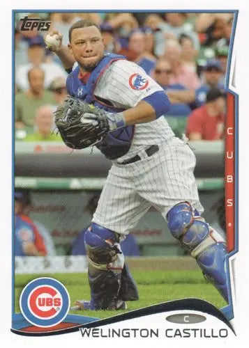 Welington Castillo baseball card with original gloss, 2014 Topps NM-MT Cubs ID 11515