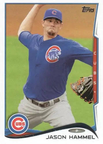 2014 Topps Jason Hammel baseball card with original gloss NM-MT Cubs ID 2812
