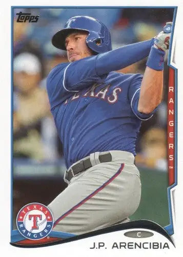 2014 Topps #627 J.P. Arencibia NM-MT Rangers baseball card original gloss