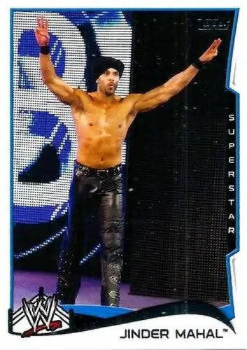 2014 Topps #75 Jinder Mahal NM-MT ID:6360 - Wrestling Card Single