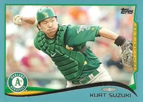 2014 Topps Blue Border #104 Kurt Suzuki NM-MT Athletics - Baseball Card Single