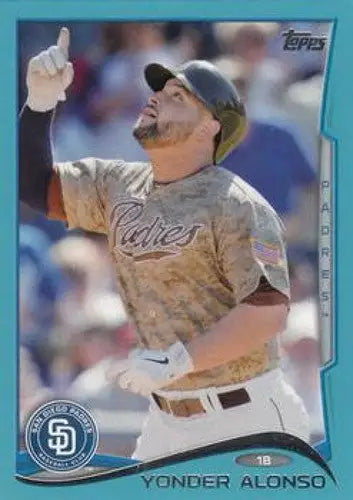 2014 Topps Blue Border #129 Yonder Alonso NM-MT Padres ID:9176 - Baseball Card Single