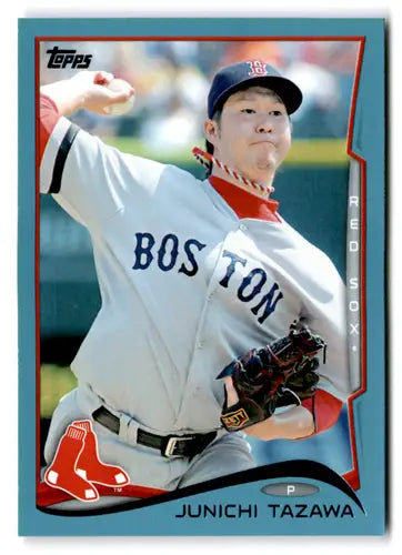 2014 Topps Blue Border #131 Junichi Tazawa NM-MT Red Sox ID:73115 - Baseball Card Single