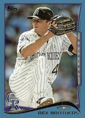 2014 Topps Blue Border #282 Rex Brothers NM-MT Rockies ID:9180 - Baseball Card Single