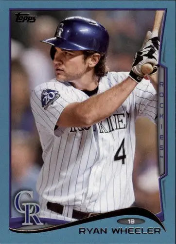 2014 Topps Blue Border #352 Ryan Wheeler NM-MT Rockies ID:11383 - Baseball Card Single
