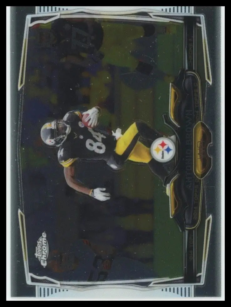 2014 Topps Chrome Mini - Antonio Brown #9 - Football Card Single