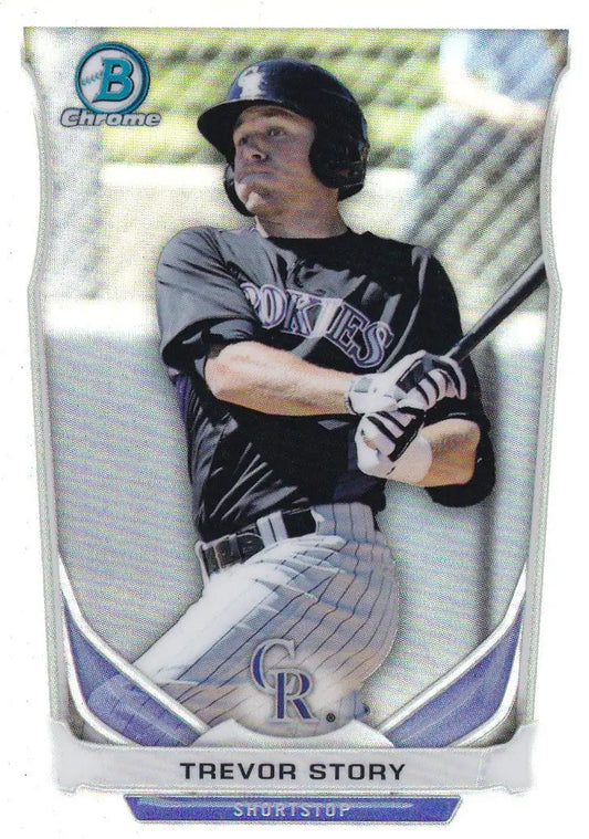 2014 TOPPS #CTP-74 TREVOR STORY REFRACTOR- COLORADO ROCKIES - Baseball Card Single