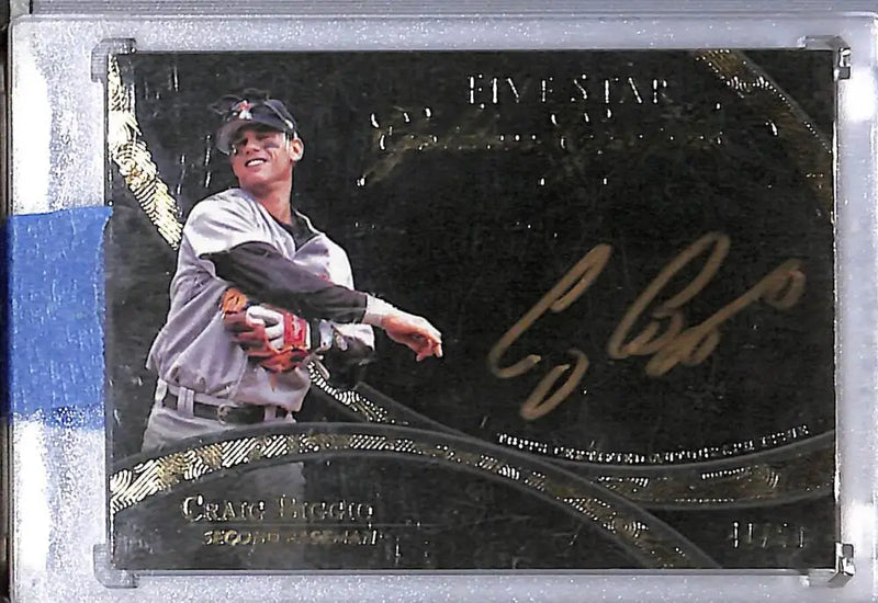 2014 Topps Five Star Golden Graphs #FSGG-CB Craig Biggio NM-MT Auto 41/50 Houston Astros - Baseball Card Single