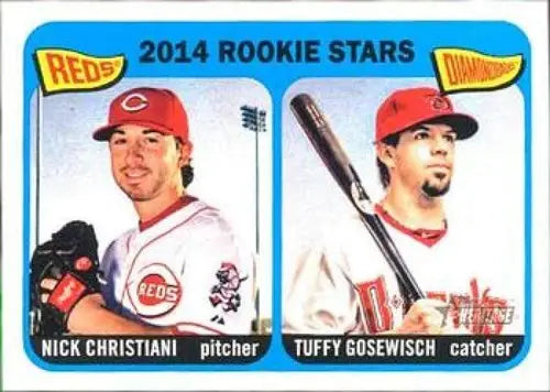 2014 Topps Heritage #181 Tuffy Gosewisch/Nick Christiani NMMT RC Rookie ID:6935 - Baseball Card Single