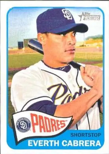 2014 Topps Heritage #396 Everth Cabrera NMMT Padres ID:6938 - Baseball Card Single
