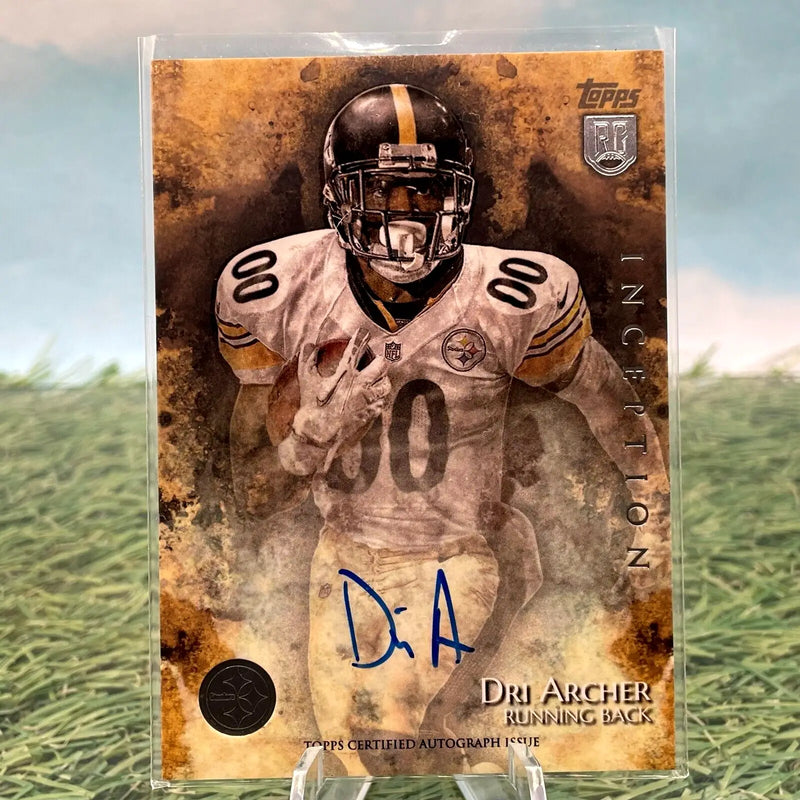 Signed Dri Archer Rookie Card from 2014 Topps Inception, Steelers collectible