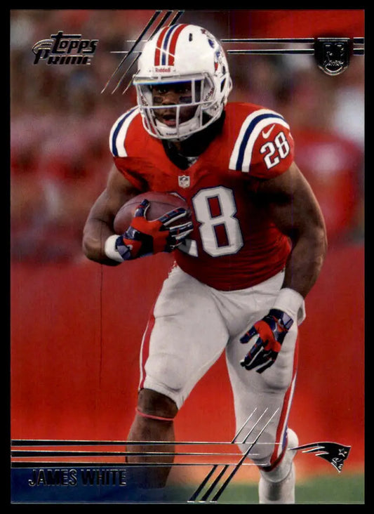 2014 Topps Prime James White RC 126 New England Patriots NM - Football Card Single
