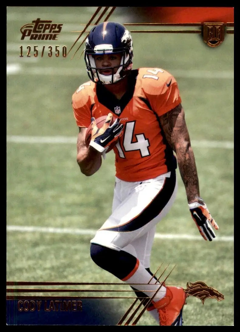 2014 Topps Prime - Rookie Cody Latimer #139 Copper /350 (RC) - Football Card Single