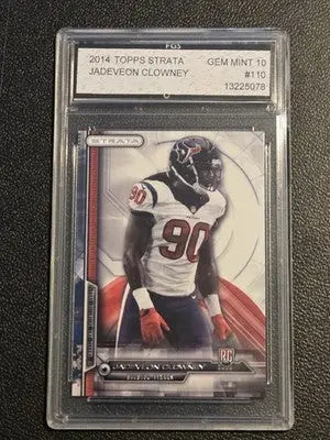 2014 Topps Strata #110 Jadeveon Clowney FGS 10 - Football Card Single