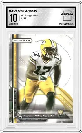 2014 Topps Strata Davante Adams #133 Football AC 10 - Football Card Single