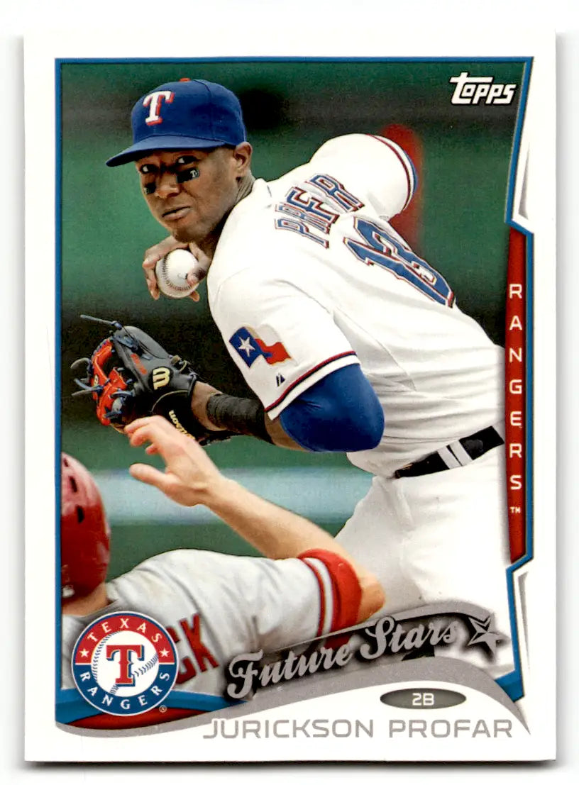 Jurickson Profar baseball card from 2014 Topps Texas Rangers Team Set