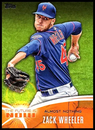 2014 Topps The Future Is Now #FN-11 Zack Wheeler NM-MT Mets ID:73308 - Baseball Card Single