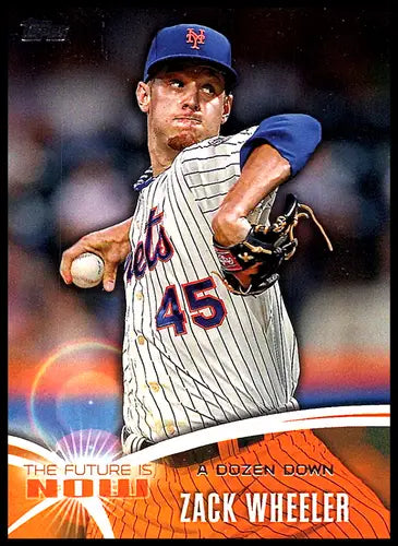 2014 Topps The Future Is Now #FN-12 Zack Wheeler NM-MT Mets ID:73310 - Baseball Card Single