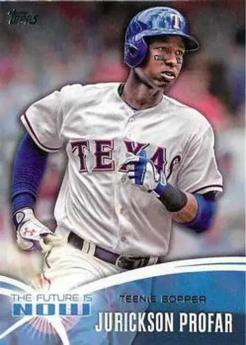 Original gloss of Jurickson Profar baseball card 2014 Topps The Future Is Now FN-6