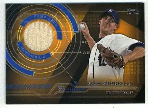 2014 Topps Trajectory Relics #TR-RP Rick Porcello NM-MT Tigers - Baseball Card Single