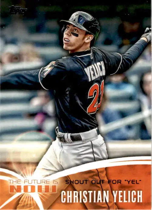 2014 Topps Update #FN-CY2 Christian Yelich The Future is Now - Baseball Card Single