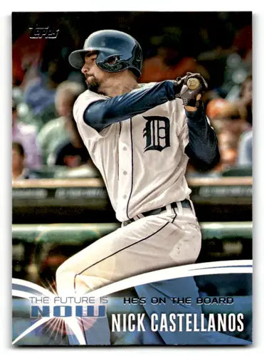Original gloss of Nick Castellanos baseball card from 2014 Topps Update Future series