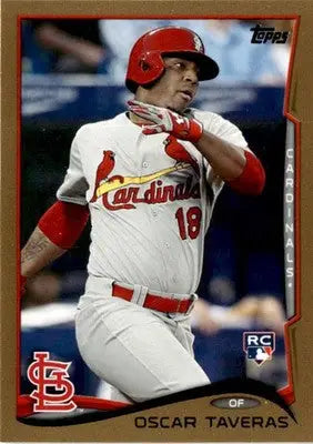2014 Topps Update #US-175 Oscar Taveras Gold #/2014 - Baseball Card Single