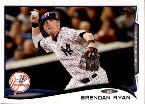 Brendan Ryan baseball card from 2014 Topps Update with original gloss and NM-MT condition