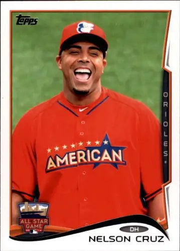 Original gloss 2014 Topps Update Nelson Cruz baseball card Orioles ID 71649