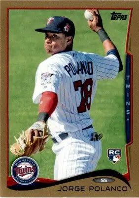2014 Topps Update #US-237 Jorge Polanco Gold #/2014 - Baseball Card Single