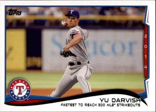 2014 Topps Update #US-250 Yu Darvish NM-MT Rangers ID:70837 - Baseball Card Single