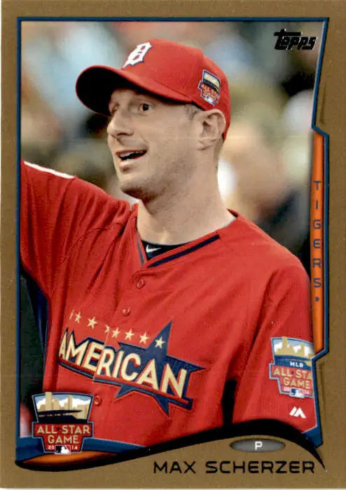 2014 Topps Update #US-269 Max Scherzer Gold #/2014 - Baseball Card Single