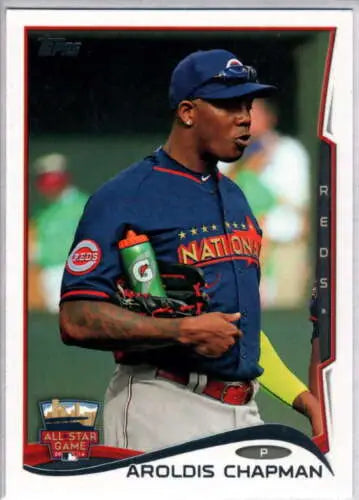 2014 Topps Update #US-288 Aroldis Chapman baseball card in original gloss condition