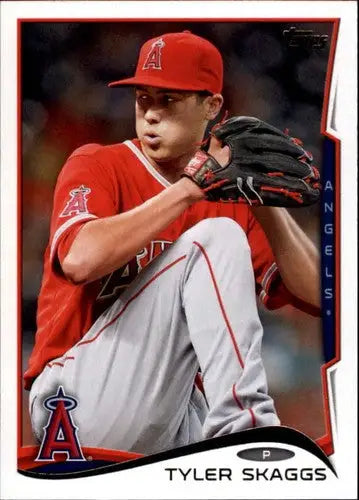 Tyler Skaggs baseball card from Topps Update series with original gloss