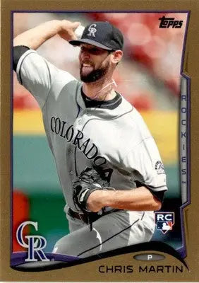 2014 Topps Update #US-294 Chris Martin Gold #/2014 - Baseball Card Single
