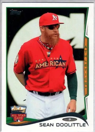 Original gloss 2014 Topps Update Sean Doolittle baseball card Athletics NM-MT