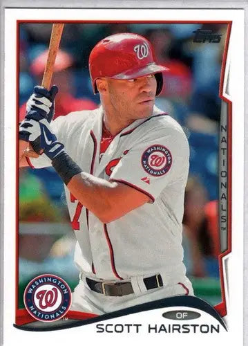 2014 Topps Update Scott Hairston baseball card with original gloss NM-MT Nationals ID 14791