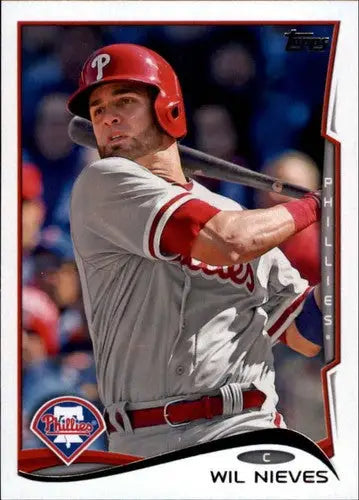 2014 Topps Update #US-77 Wil Nieves NM-MT Phillies - Baseball Card Single