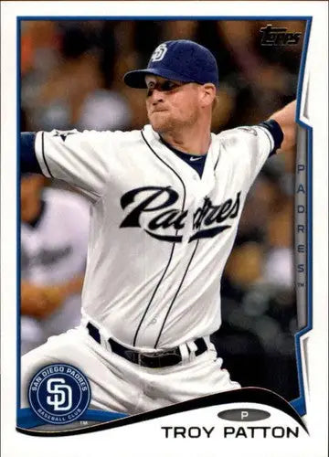 2014 Topps Update Troy Patton baseball card with original gloss Padres ID 21898