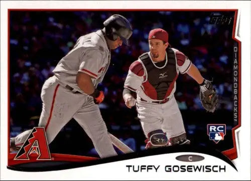 Original gloss Baseball card featuring Tuffy Gosewisch from 2014 Topps Update series
