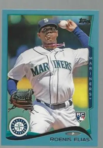 2014 Topps Update Wal-Mart Blue Border #US-220 Roenis Elias NM-MT RC Roo ID:5351 - Baseball Card Single