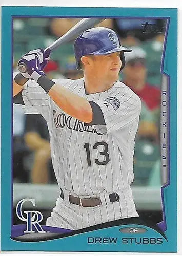 2014 Topps Update Wal-Mart Blue Border #US-41 Drew Stubbs NM-MT Rockies ID:5339 - Baseball Card Single