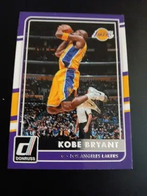2015-16 Panini Donruss - Kobe Bryant #62. Los Angeles Lakers. NRMT+ - Basketball Card Single
