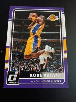 2015-16 Panini Donruss - Kobe Bryant #62. Los Angeles Lakers. NRMT+ - Basketball Card Single