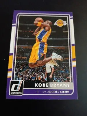 2015-16 Panini Donruss - Kobe Bryant #62. Los Angeles Lakers. NRMT+ - Basketball Card Single