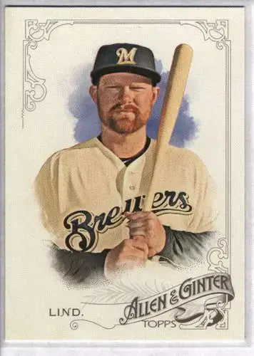 2015 Allen and Ginter #118 Adam Lind NM-MT Brewers ID:3834 - Baseball Card Single