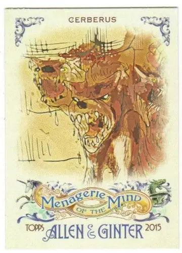 2015 Allen and Ginter Menagerie of the Mind Original Gloss MM-10 Cerberus trading card